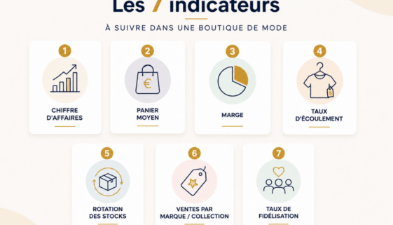 Les 7 indicateurs à suivre dans une boutique de mode avec Phimag
